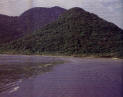 Praia e foz do rio Guara